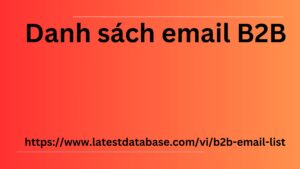 Danh sách email B2B